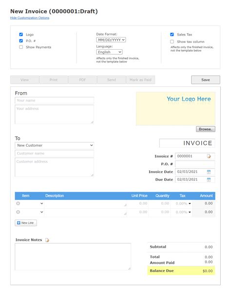 skynova invoices|Accounting :: Skynova.com.